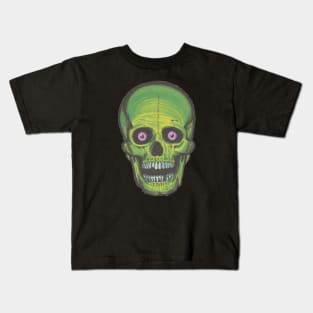 Skull [Green] Kids T-Shirt